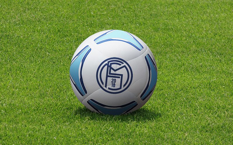 Free Football Soccer ball Mockup PSD 1