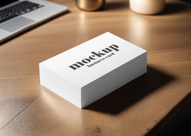 Free Elegant Business Cards Mockup