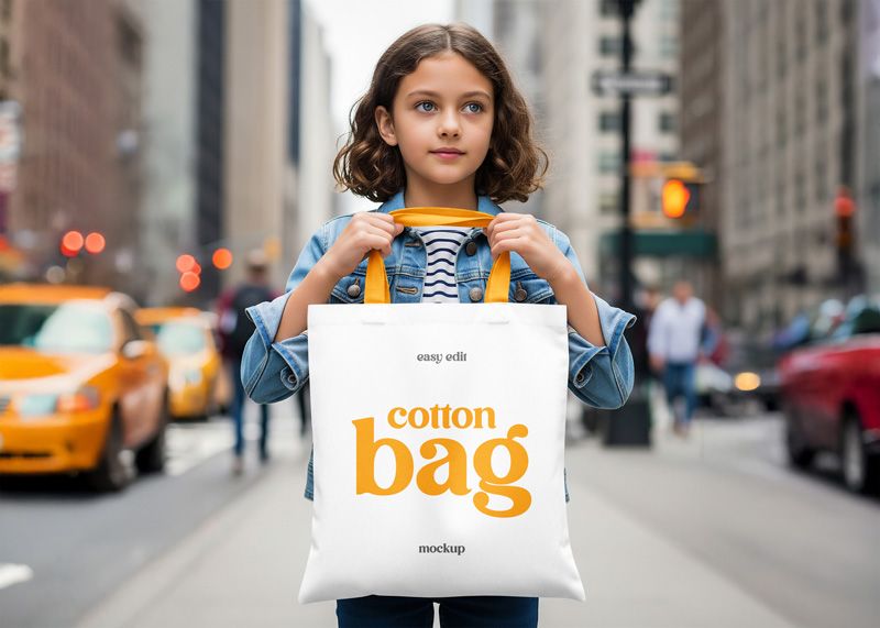 Free Cotton Bag Mockup