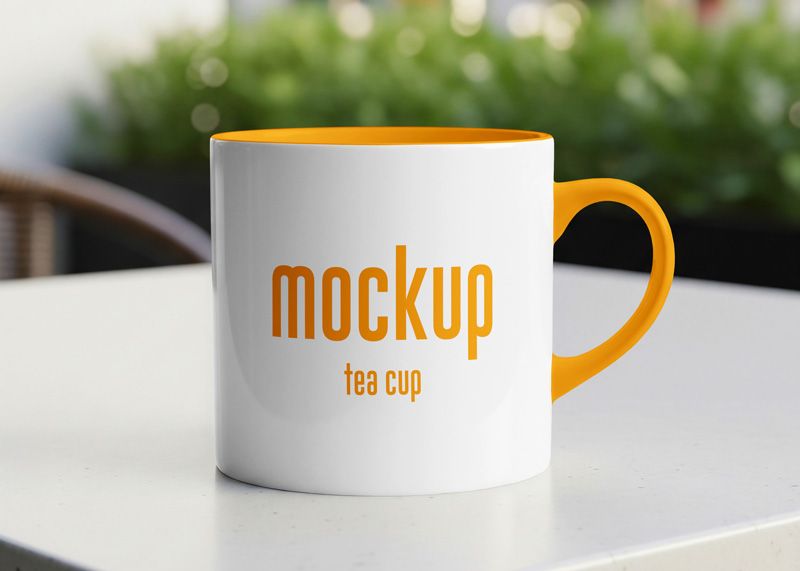 Free Tea Cup Mockup PSD