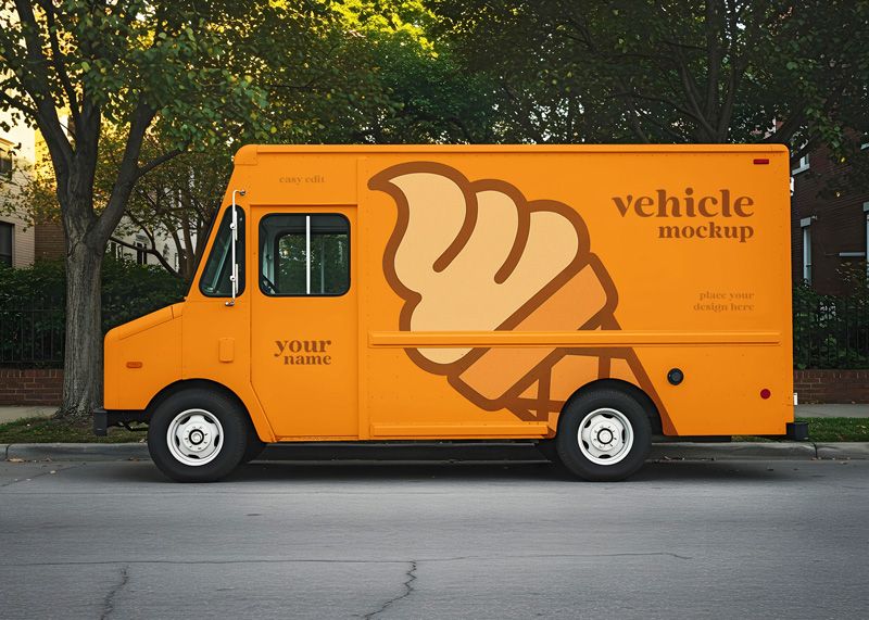 Free Vehicle PSD Mockup