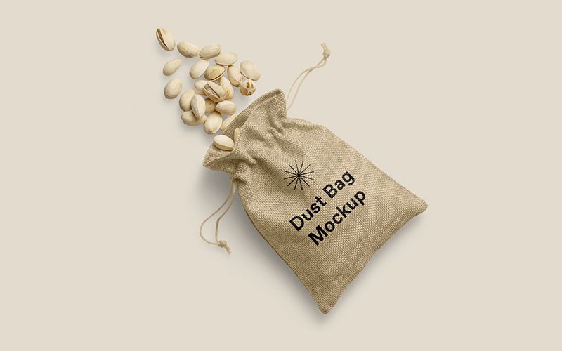 Free Dust Bag Mockup 1