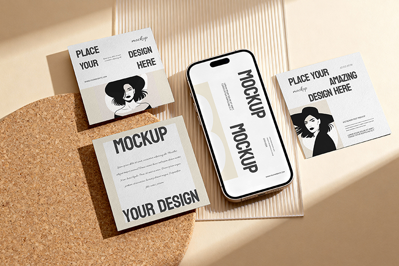 Free Instagram Branding Post Mockup