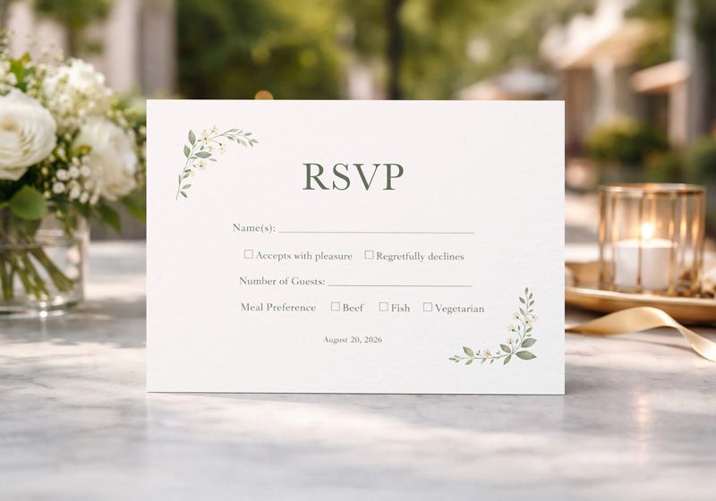 Invitation Card Mockup