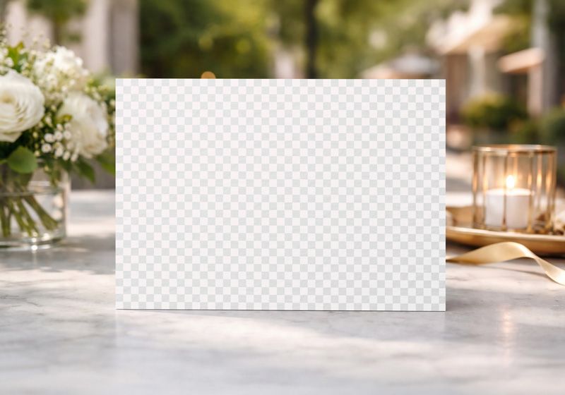 Invitation Card Mockup Easy Edit