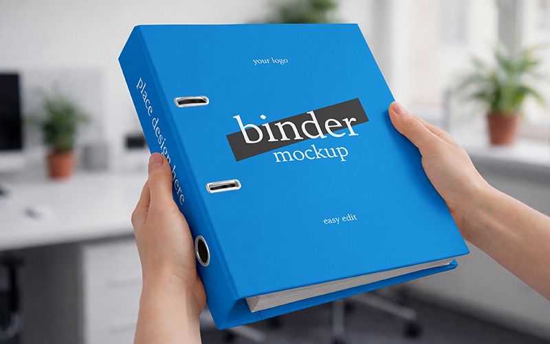 Free Binder Mockup