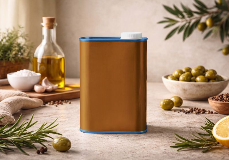 Oil Tin Can Mockup Edit Colors