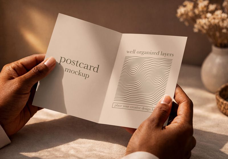 Postcard Mockup