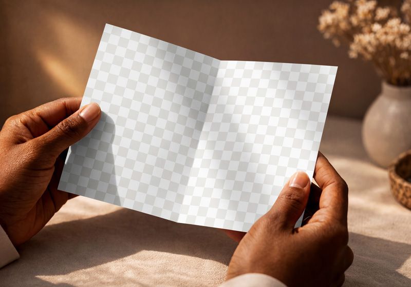 Postcard Mockup Easy Edit