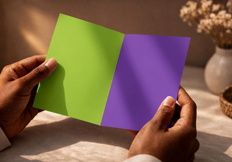 Postcard Mockup Edit Colors