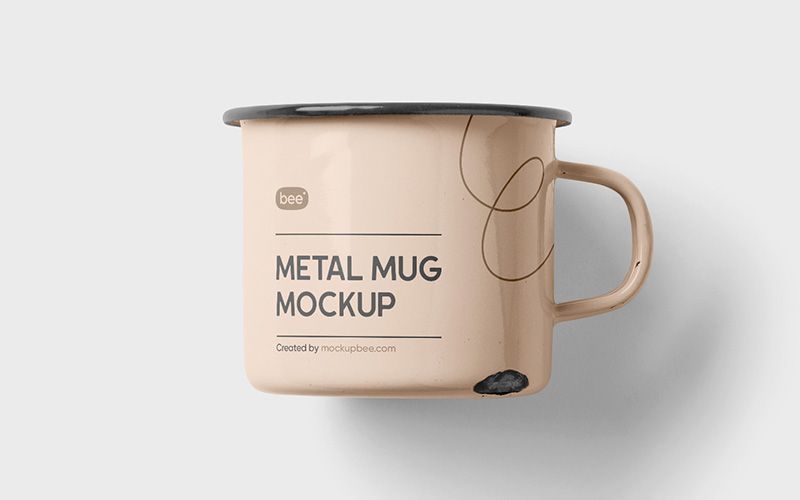 Free Metal Mug Mockup 1