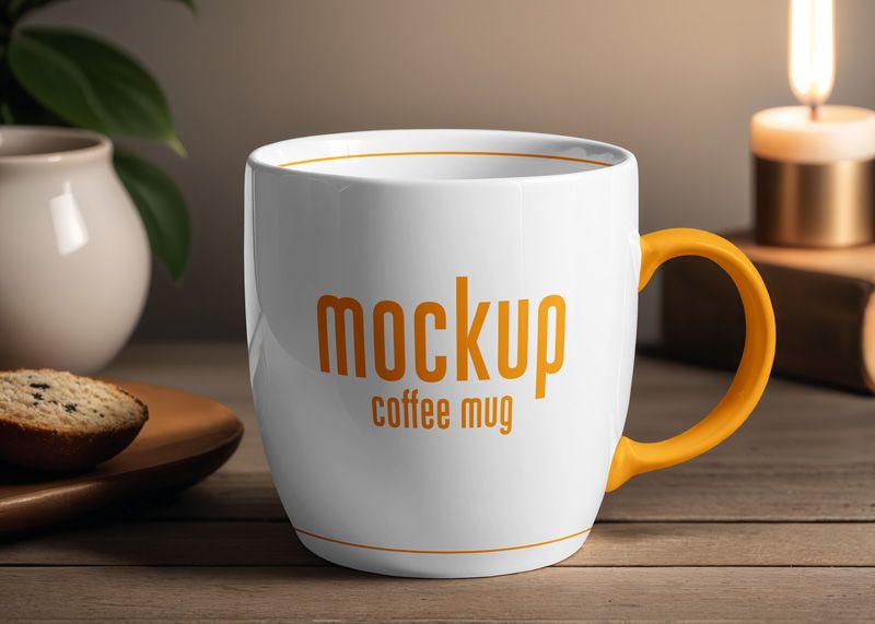 Free Coffee Mug Mockup PSD