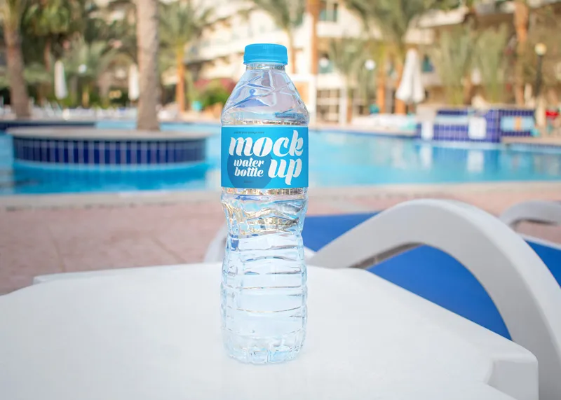 Free Water Bottle Mockup 1