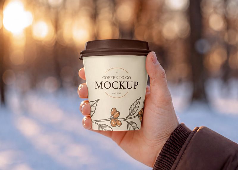 Free Coffee To Go Mockup