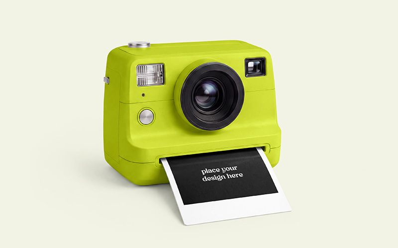 Free Polaroid Photo Mockup