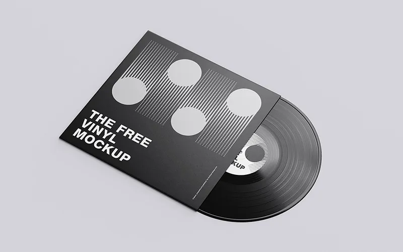 Free Vinyl Mockup 1