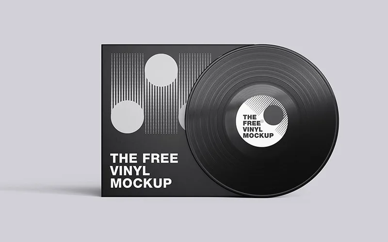 Free Vinyl Mockup 4