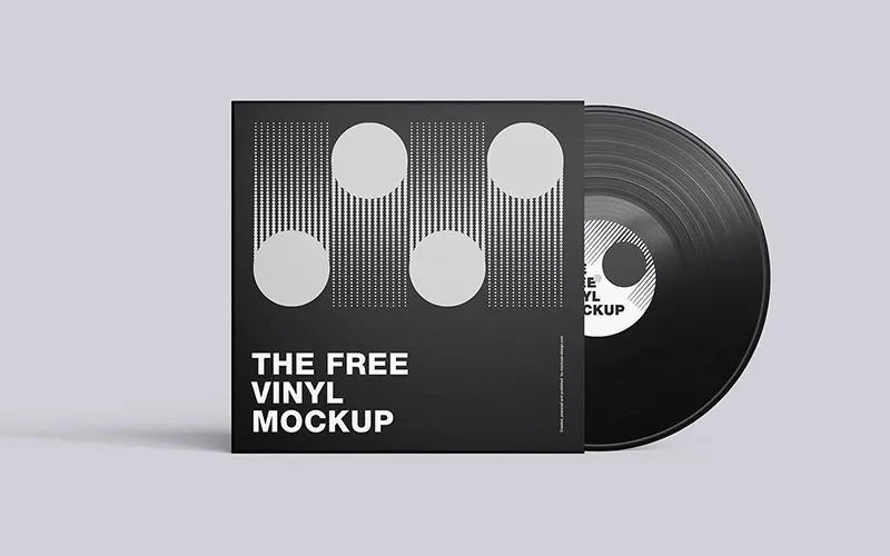 Free Vinyl Mockup 5