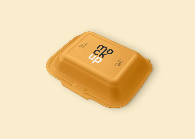 Free Food Container Mockup 2