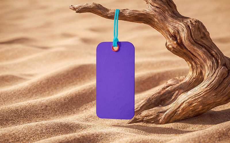 Free Apparel Label Tag Mockup Edit Colors