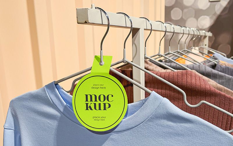 Clothing Tag – Free Mockup PSD
