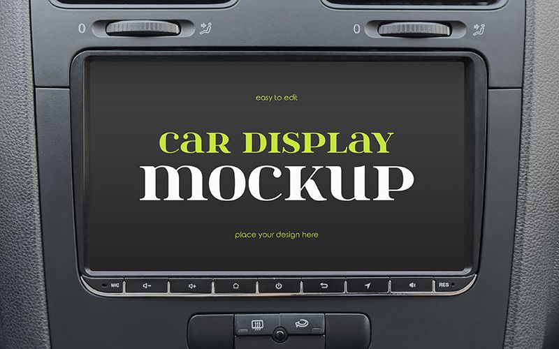Car Display – 2 Free Mockups PSD 1