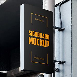 small_free_wall_mounted_vertical_signboard_mockup