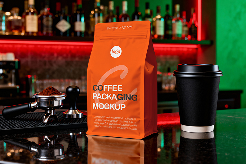 Free Plastic Pouch Mockup