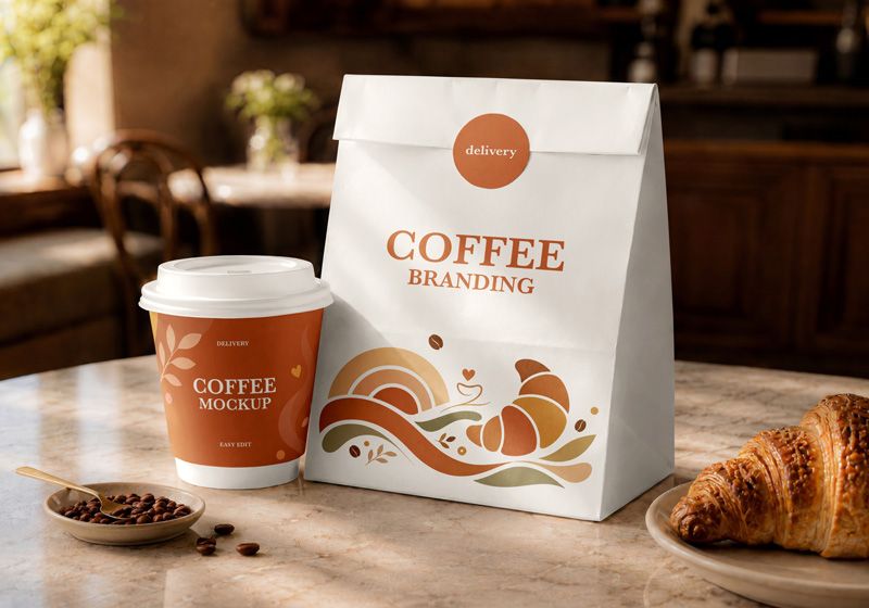Coffee Branding Mockup