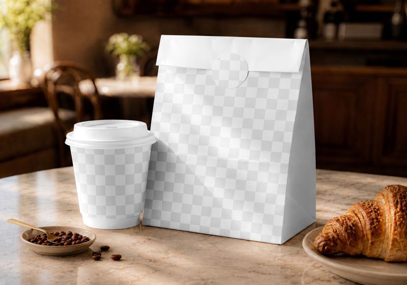 Coffee Branding Mockup Easy Edit