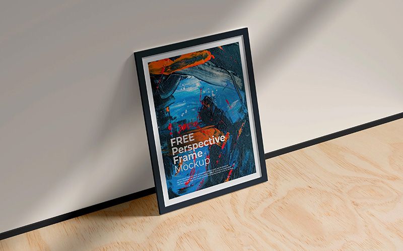 Free Perspective Frame Mockup