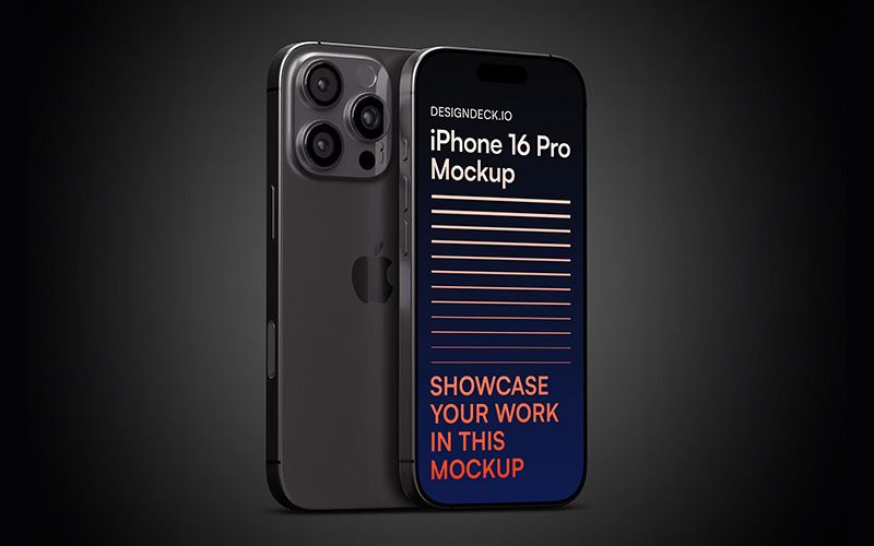 Free iPhone 16 Pro Mockup
