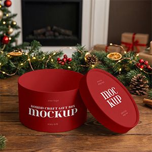 small_free-round-craft-gift-box-mockup