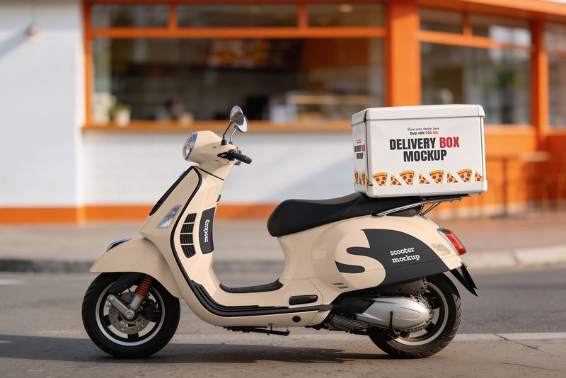 Pizza Shop Mockup Bundle 7