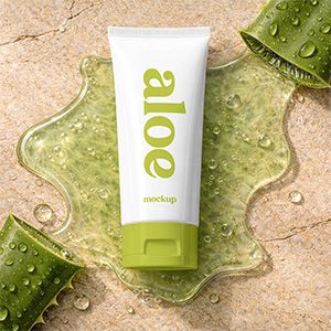 small_cosmetic_tube_with_aloe_vera_leaves_mockup