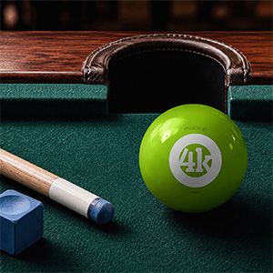 Free pool ball mockup PSD for billiard club branding, sports bar logos, cue sport events, and tournament design.