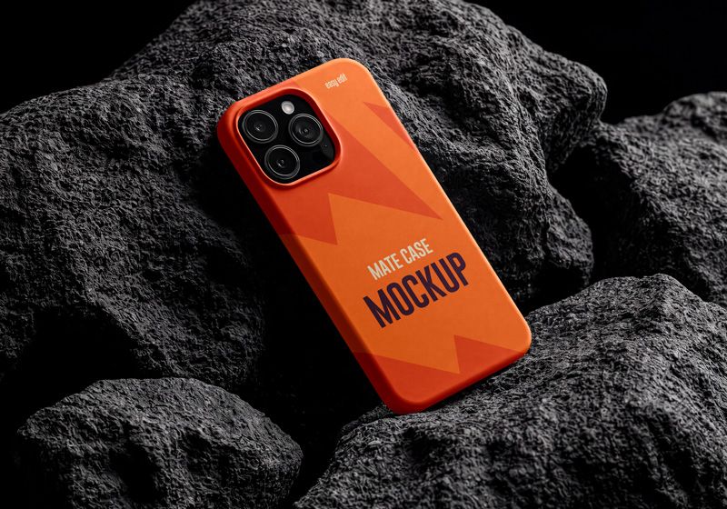 iPhone Matte Case Mockup