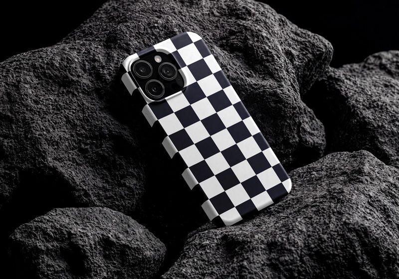 iPhone Matte Case Mockup Easy Edit