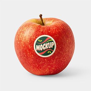 small-free-apple-with-sticker-mockup